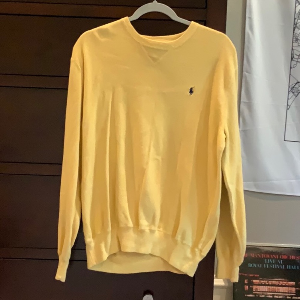 Yellow Polo Sweatshirt